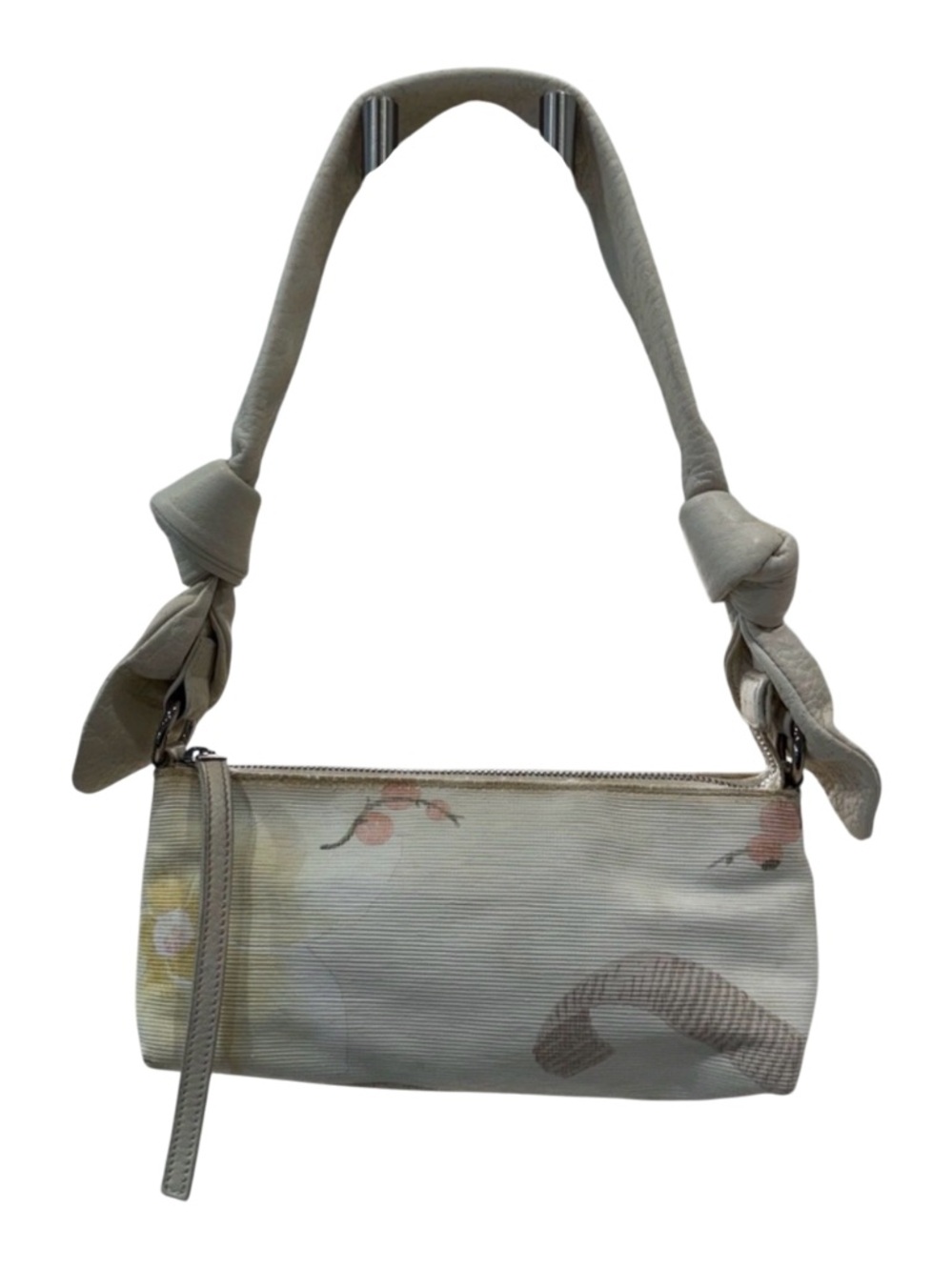 Salvatore Ferragamo Cream Floral Mini Bag